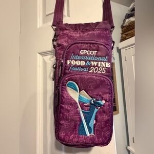 2025 Disney’s Epcot Food & Wine Festival Remy Water Bottle Holder Lug Bag